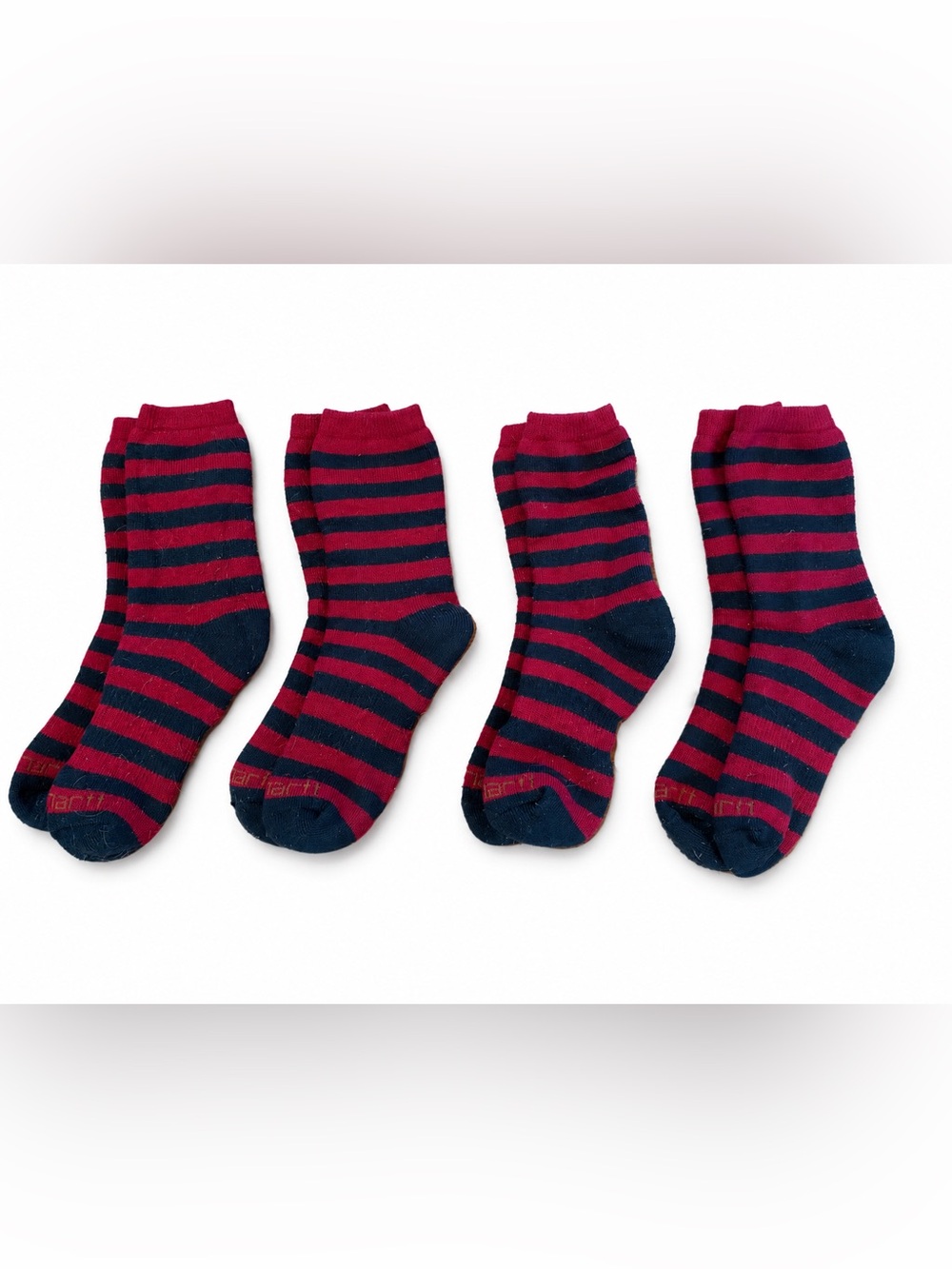Carhartt Heavyweight Striped Women's Socks - 4 Pack